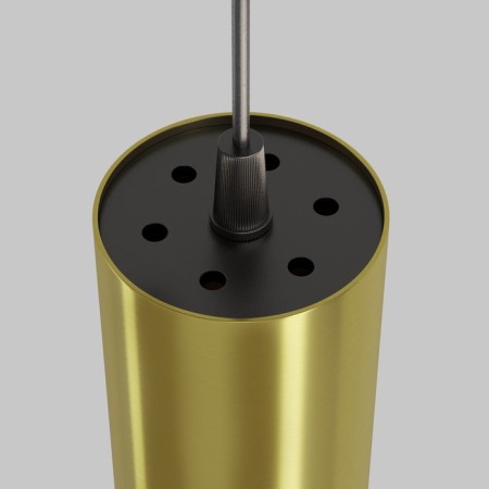 Suspension lamp Technical P072PL-L12W4K-BS, LED, 12W, 5.2x5.2x30 cm, 1050lm, brass color-5
