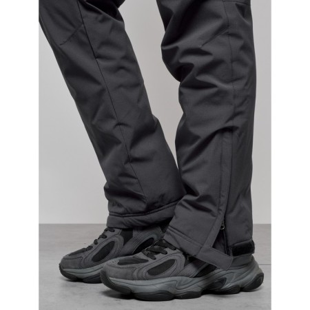 Semi-combinezone ski insulated male winter, size 56, dark gray color-11