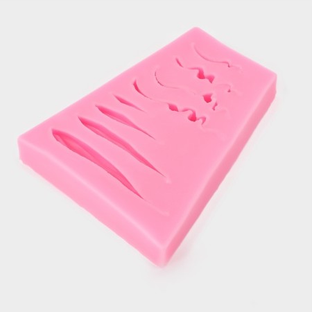 MOLD "SLIDS", silicone, 10.5 × 8.5 × 1.2 cm, color mix-1
