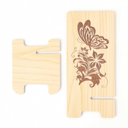Stand for the phone "Butterfly with a flower", 7 × 8 × 15 cm-3