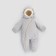 Set for discharge Winter Kinderlitto "Mikosh", 5 items, height 56-62 cm, color gray color