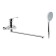 Mixer for the Bath "Soyuzkran" 553-065, single-leaf, shower set, pouring 350, zinc, chrome