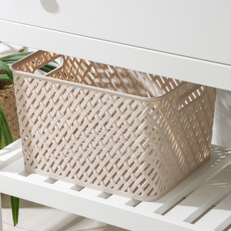 Storage basket "Book", 35 × 29 × 22.5 cm, beige color
