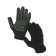 Workers, m/b gloves, knitting 7 class, 2 threads, size 10, with PVC dots, black, Greengo