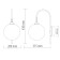 Bra “Chrys”, size 20x31.5x43 cm, 5W 1xled IP 20