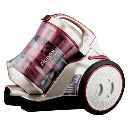Pioneer VC325C vacuum cleaner, 380 watts, 2 l, red with gold