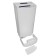 G-1650 PW (6890) hand dryer, high-speed, 1650 W, submersible, plastic, white