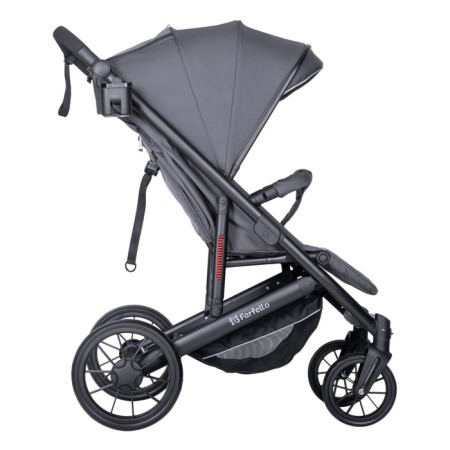 Walking stroller Farfello Bonnie, Smoke Grey color-12