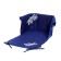 Sanctis seat - mattress, universal, with buttons, blue color