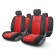 Autoshekhli university Autoprofi TT-902V BK/RD, polyester, velor, a set of 9 items, front row, rear row, black/red color
