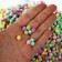Pompons for creativity and decor "Color", 55 grams