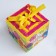 Gift folding box, packaging, "Happy Birthday", 12 x 12 x 12 cm