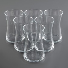 Set of glass glasses, 170 ml, 6 pcs