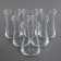 Set of glass glasses, 170 ml, 6 pcs