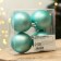 New Year's Christmas Balls “Ceaters and Cozy!”, For New Year, plastic, d = 6, 4 pcs., Blue color with white