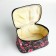 Cosmetic bag with lightning, black color