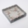 Box for confectionery products with PVC Lid "Wreath", 15 x 15 x 3 cm, New Year