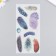 Stickers for creativity Paper "Fogger" set 3 sheets 10x20 cm