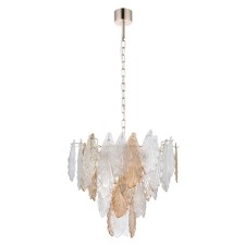 Suspended chandelier Arte Lamp Felicita A4080LM-12GO, E14, 12x40 W, 60x60x50 cm, golden