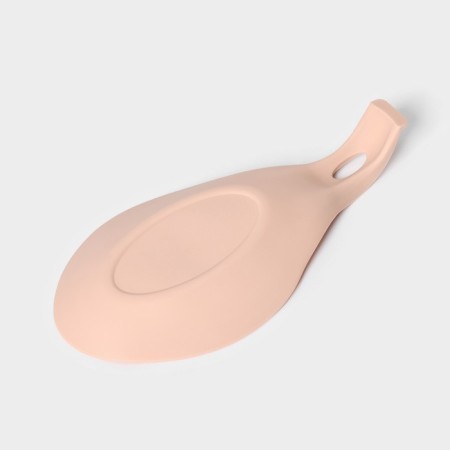 Silicone stand under a spoonful of the share "Simple", 21 × 10 cm, beige color-2