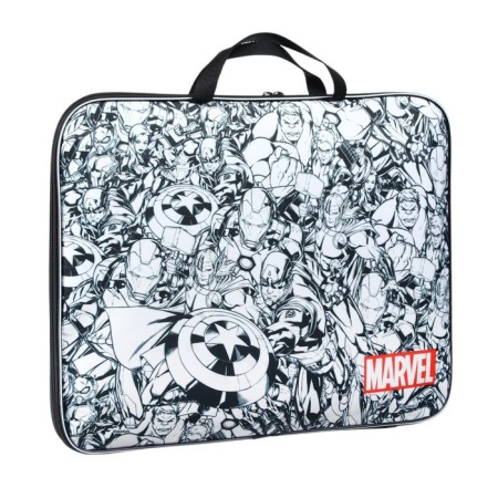 A3, 470x350x20 mm with handles, textile, Avengers folder and drawings.-4