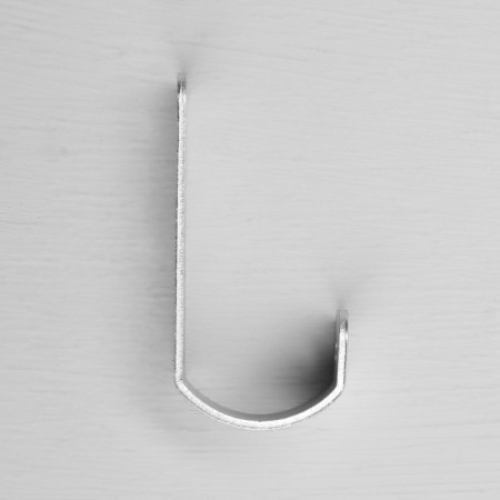 Hook-straight, zinc, 100 pcs-3