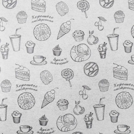 Cookie box, confectionery packaging with PVC lid, "goodies", 10.5 x 10.5 x 3 cm-5
