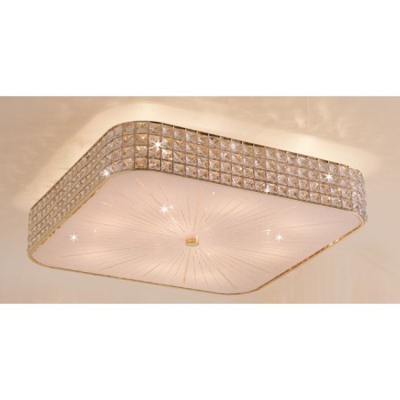 Causte "Portal" 10x60W E14 gold 61x61x15 cm