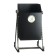 Street urn "square on bent legs" 22 l, black, tank 0.5 mm, 50 x 33 x 33 cm