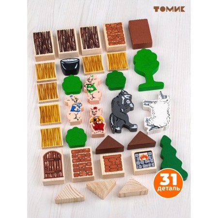 Designer "Tales. Three piglets ", 34 elements-7