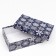 A set of boxes 3 in 1 "snowfall on blue", 23 x 16 x 9.5 - 19 x 12 x 6.5 cm
