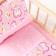 Puppet bed “kittens in the hearts”: sheet, blanket 46 × 36 cm, pillow 23 × 17 cm