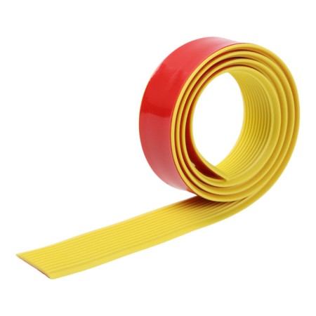 Anti -slip plate on the steps is a straight line 100 cm/3 cm, yellow