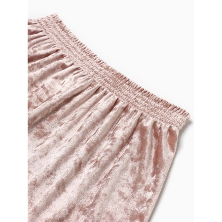 Home Home (Longsliv and Shorts) KAFTAN "velvet" set, 48-50, roses/beige-11