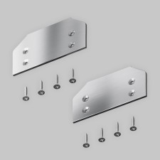 The end of the end to the Technical TRA001MPEC-112S profile, 6.63.65 cm, the color of silver