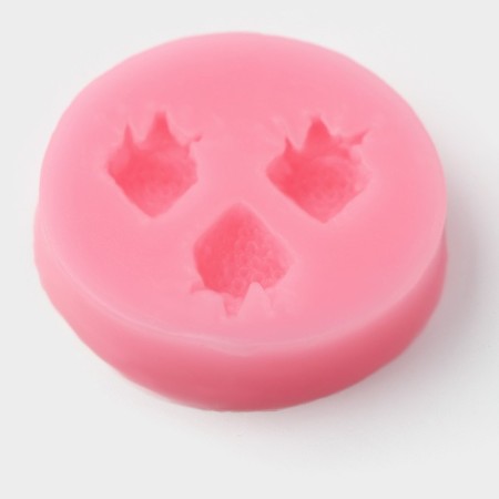 Mold Dolyana "Strawberry", silicone, 5.5 × 5.5 cm, color mix-2