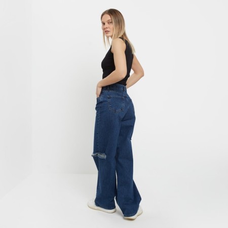 Women's jeans, dark blue color, size 34 (40)-6