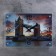 Carty clock wall, series: city, Tauer bridge, 40x56 cm