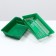Deep toilet with a mesh of 36 x 25 x 9 cm, green