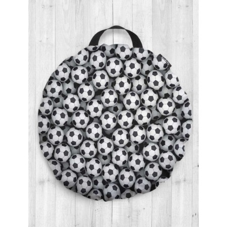 Pillow Siddle "Football Rain", decorative, d = 52 cm