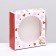 Gift box with a window, "only for you" 11.5 x 11.5 x 3 cm