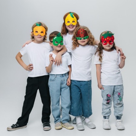 Carnival set of masks "Fruit party", 5 pcs.-3