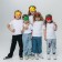 Carnival set of masks "Fruit party", 5 pcs.