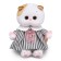 Soft toy "Lee Baby in a striped dress", 20 cm