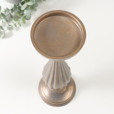 Summary of the tree per 1 candle d = 9 cm "Ferdinand" gray with a patina 11x11x33.5 cm-1