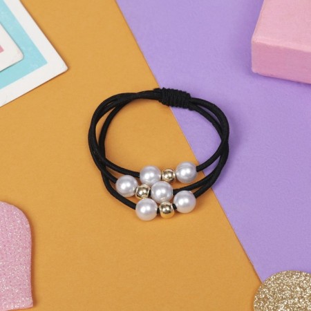 Hair gum "Valeria" Pearls, mix-1