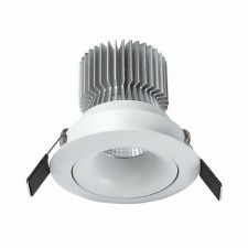 The built -in lamp Mantra Formentera, LED, 12W, 1080LM, 4000K, 95 mm, matte white color