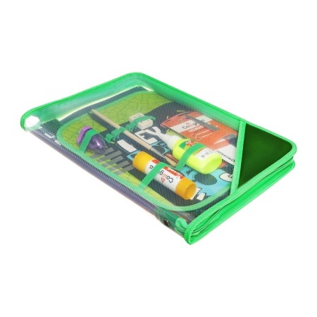 A4 labor folder, plastic, lightning around, folding bar, with a filling of 10 items, calligrata, PTR-1, "Dino Skate"-1