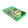 A4 labor folder, plastic, lightning around, folding bar, with a filling of 10 items, calligrata, PTR-1, "Dino Skate"