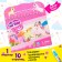 A book for drawing with water "Unicorns", with a marker